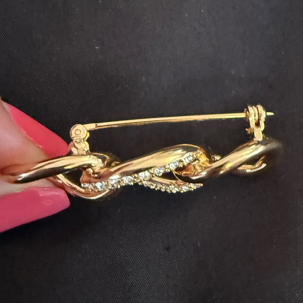 Vintage Christian Dior Swarovski Crystal Brooch - Picture 6 of 9